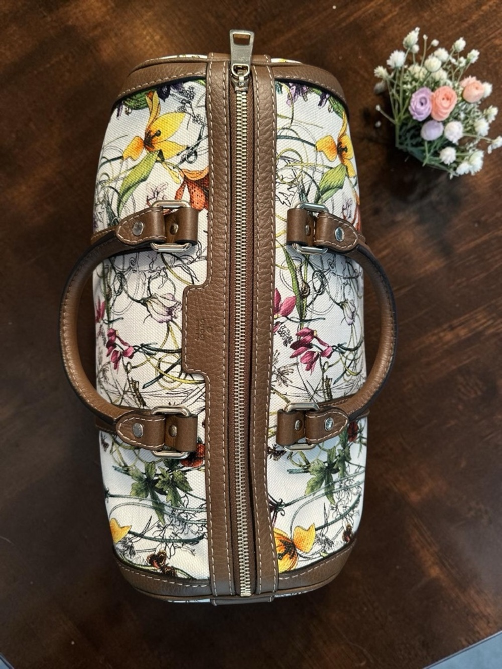 Gucci Flora Infinity Joy Boston Bag - Picture 4 of 15
